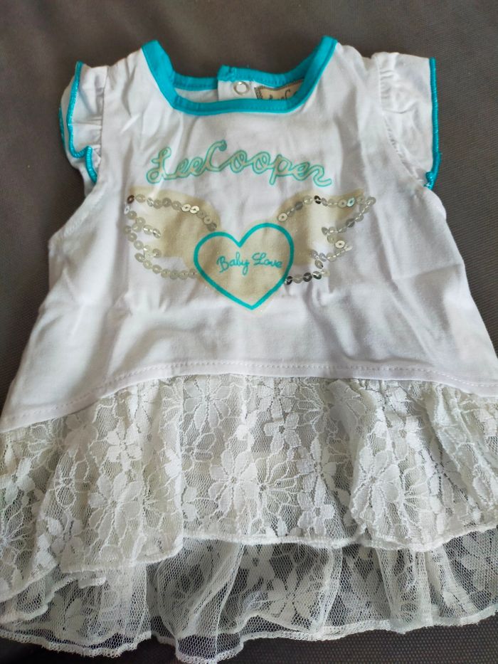 Ensemble jupe tee shirt 6 mois - photo numéro 2