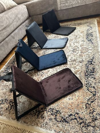 Tapis prière pliable avec dossier - Neuf, confortable, léger