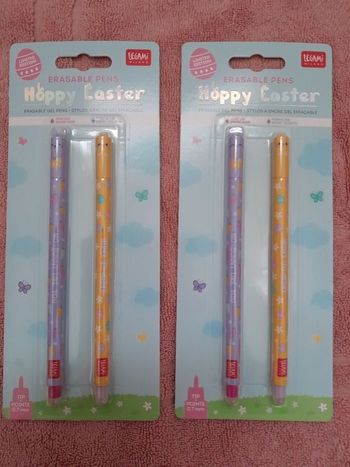 Lot 2 packs stylo legami pâques 