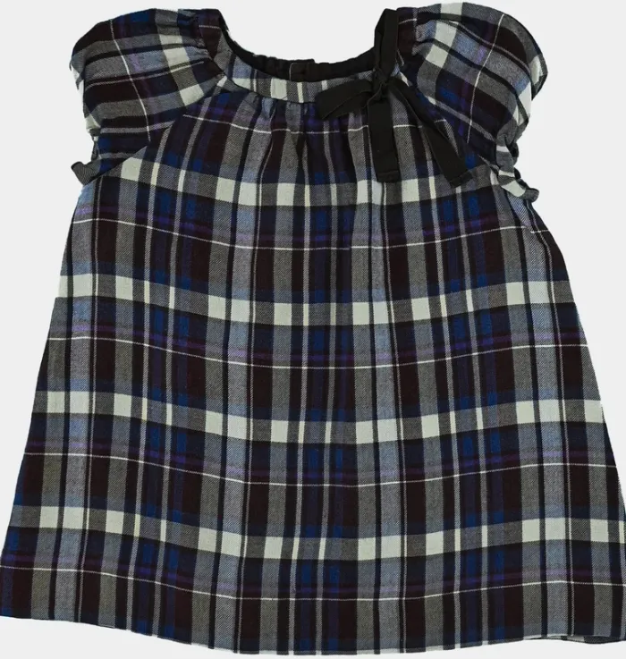 Robe à manches courtes 18 mois en coton et laine Bonpoint