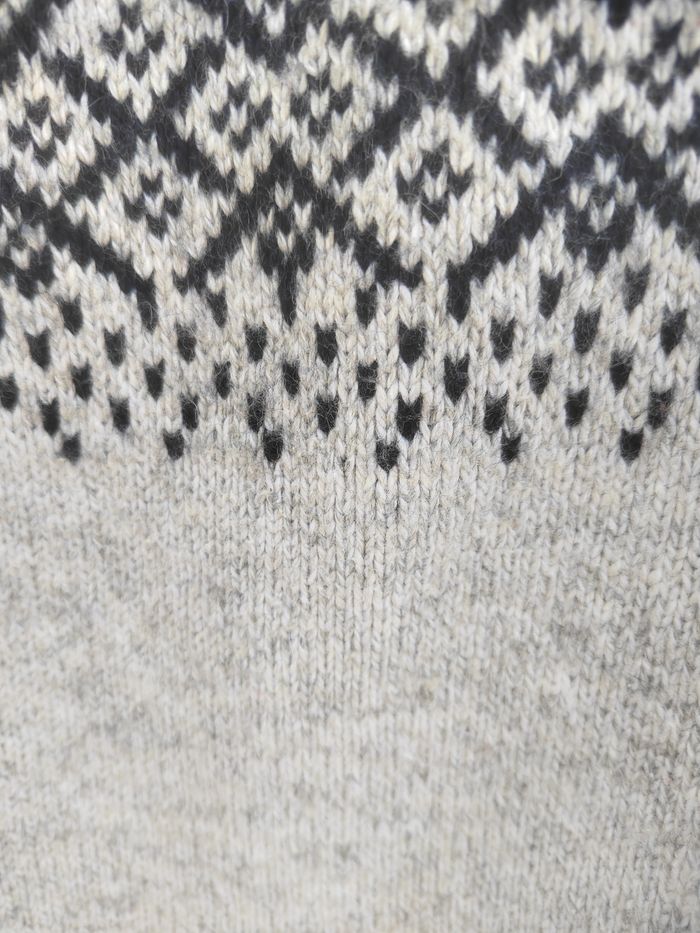 Pull norvégien homme laine Jules taille M – pull chaud hiver, tricot scandinave, maille tendance - photo numéro 3