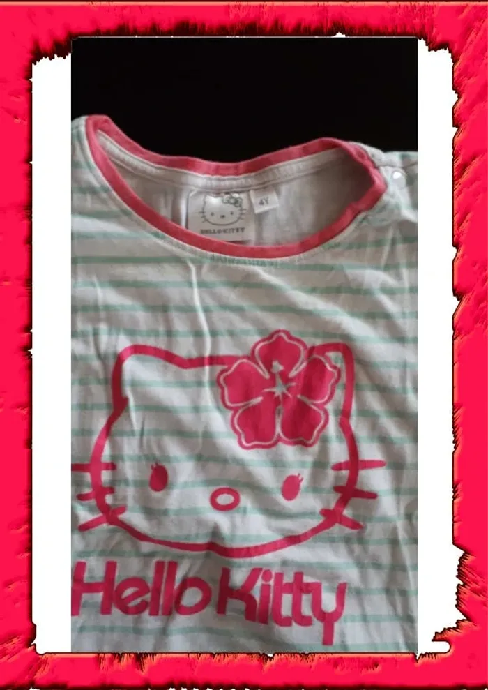 Tshirt hello kitty 4 ans - photo numéro 2