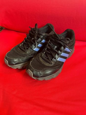 Baskets femme Adidas Run Smart 39 1/3 noir violet running course athlétisme