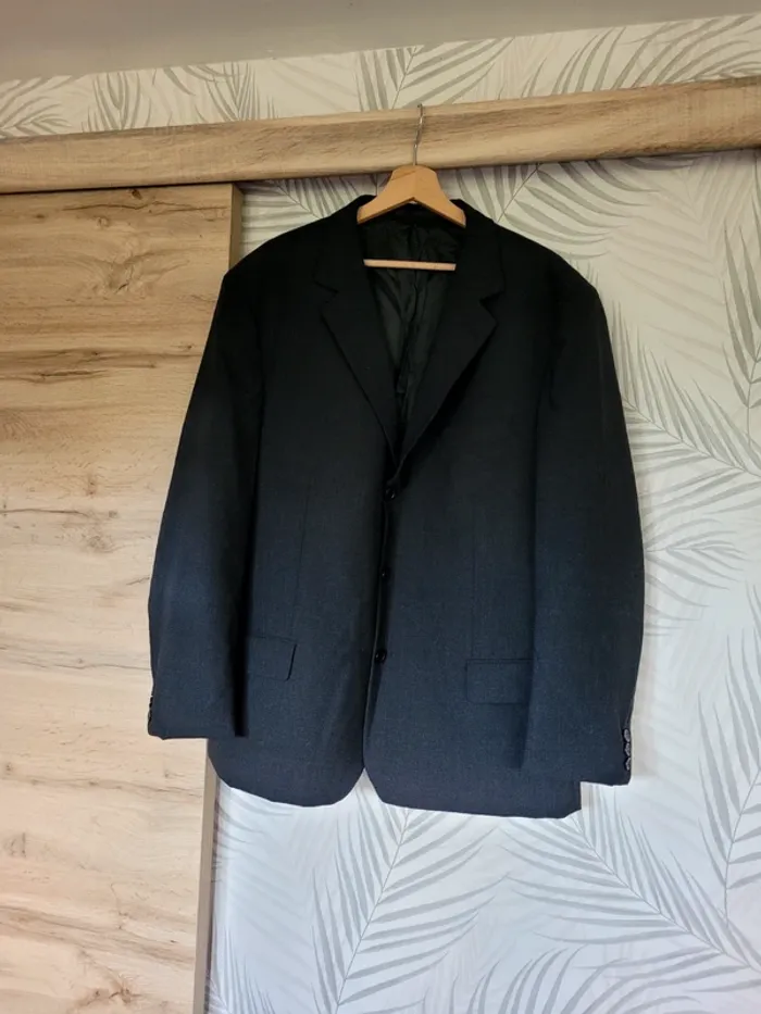 Veste blazer homme noir taille 58 w - photo numéro 3