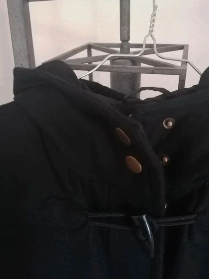 Manteau noir chaud tout doublé Kiabi taille XS - photo numéro 7