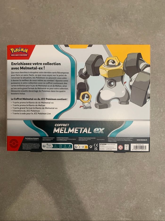 Pokémon coffret Melmetal Ex [ VF / NEUF ] - photo numéro 2