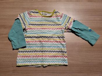 Maillot manche longue taille 12 mois (74 cm)