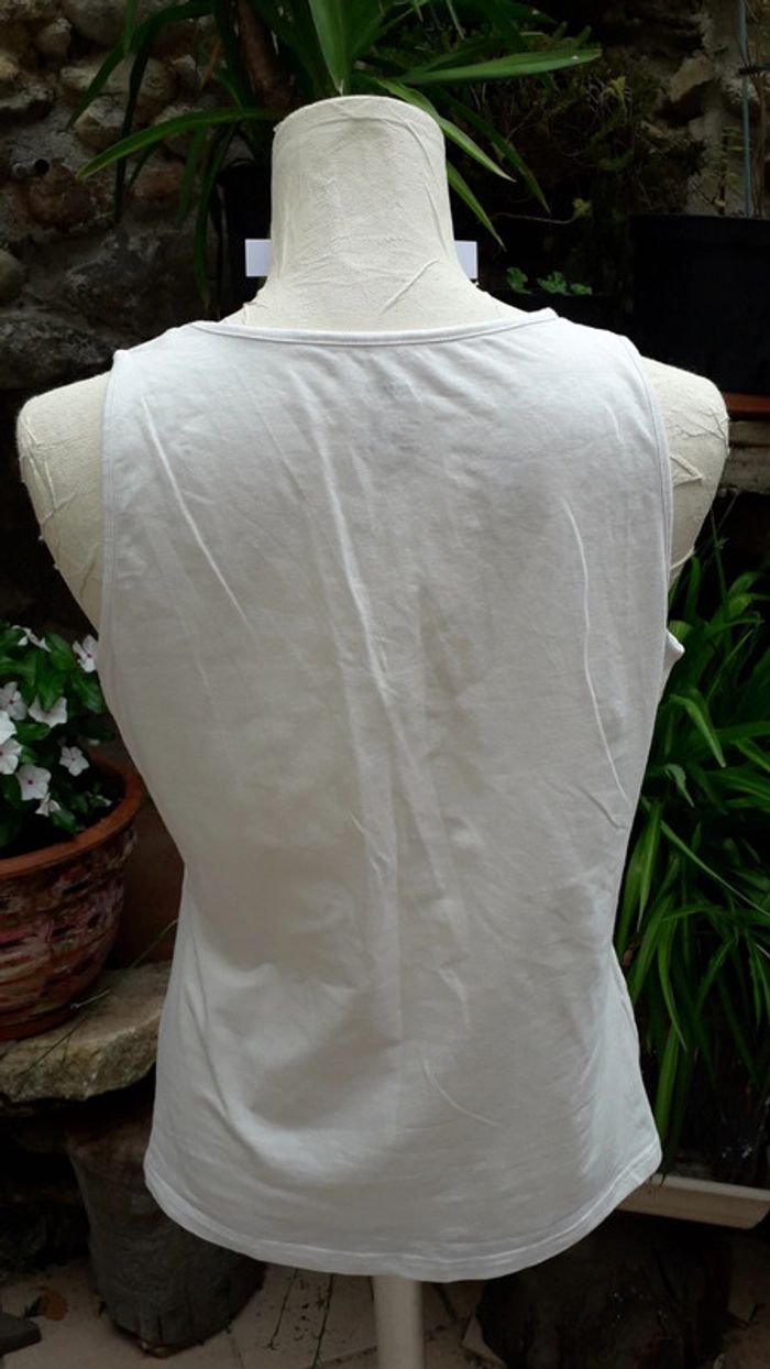 Tee-shirt débardeur impression flamants roses - photo numéro 3