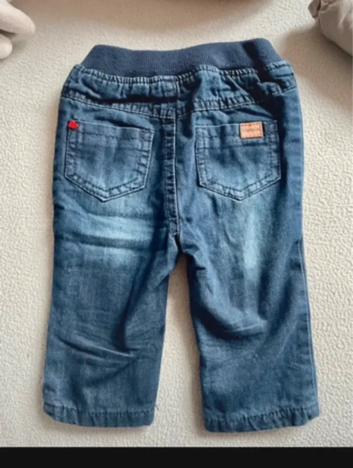 Lot 2 pantalons - bébé - hiver - 6 mois - photo numéro 9