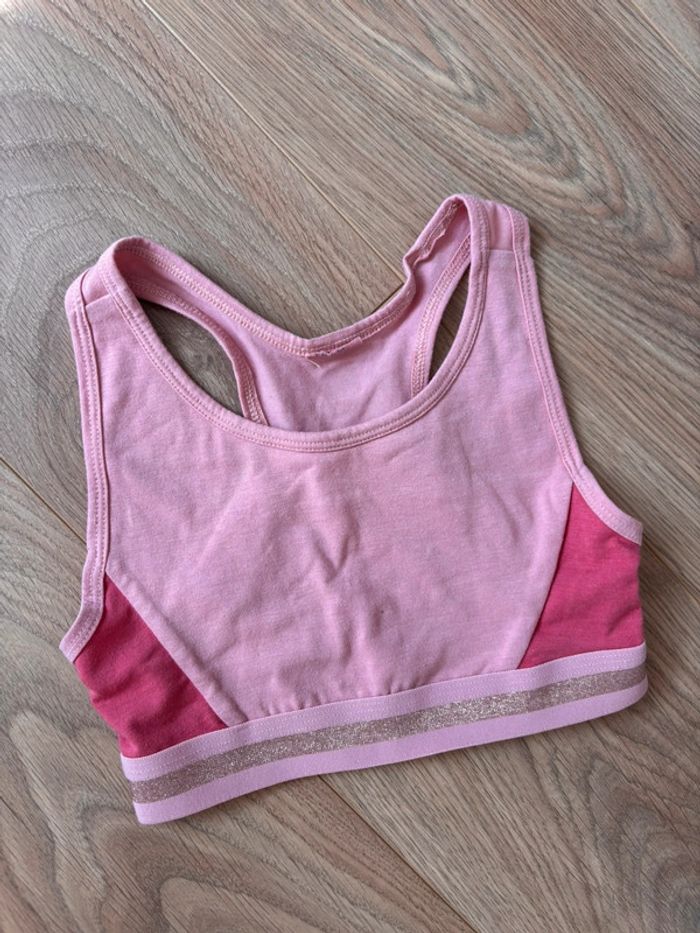 Brassière sport fille rose décathlon 8 ans