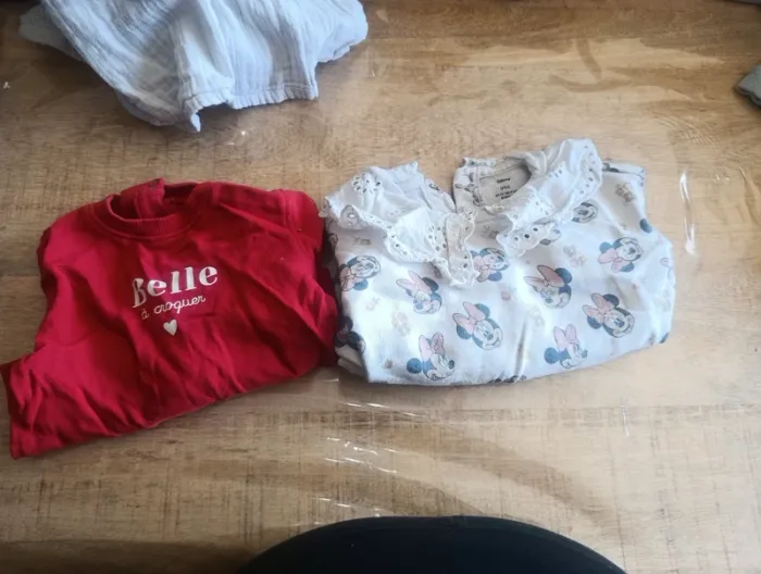 Lot pull fille 9 mois