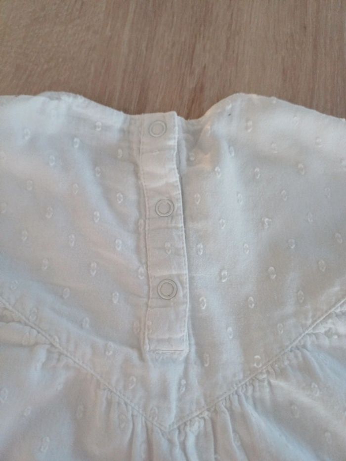 Blouse blanche 36m broderie - photo numéro 5