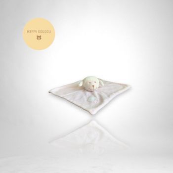 Doudou mouchoir mouton rose Bout'chou monoprix DP283