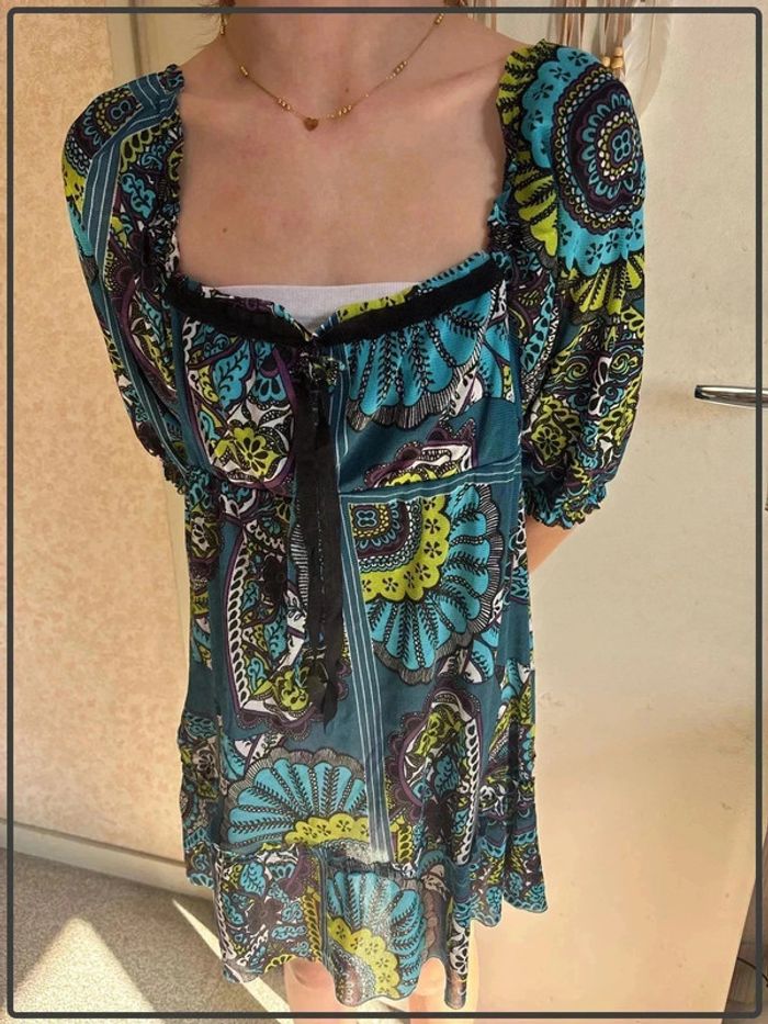 Magnifique blouse colorée taille 36 *