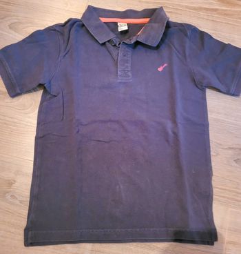 Polo bleu foncé Tape à l'œil 10 ans