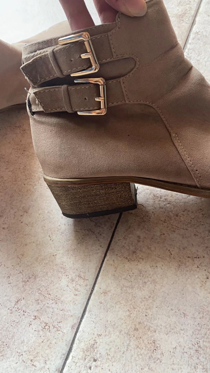 Bottines beige in extenso 38 - photo numéro 5