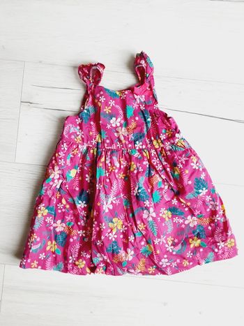 Vêtement bébé fille robe à fleurs Sergent Major 9 mois