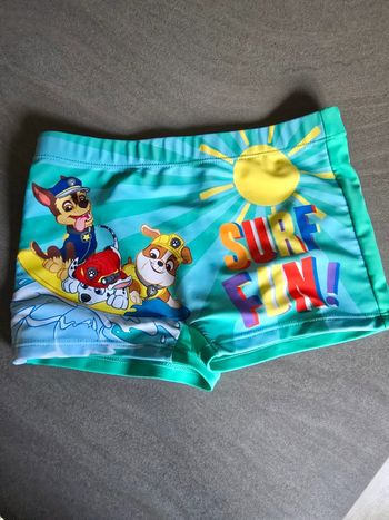 Boxer de bain pat patrouille 8 ans