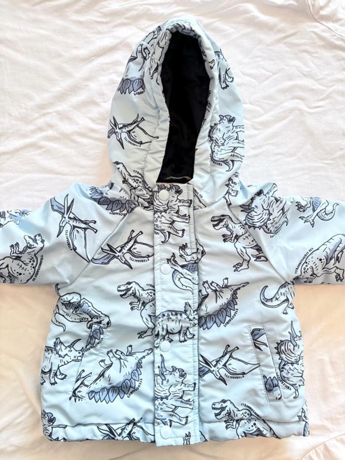 Veste d’hiver garçon dinosaures 3-6 mois - photo numéro 2