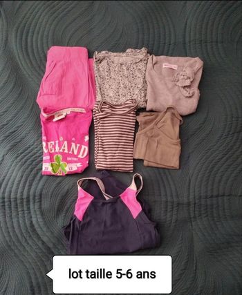 Lot vêtements fille 5-6 ans