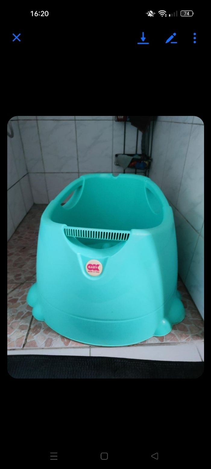 Baignoire bébé jusqu'à 2-3 ans