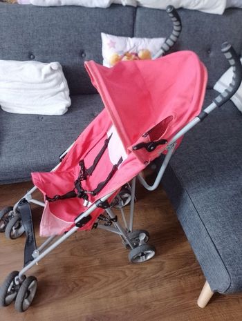 Poussette comptine rose