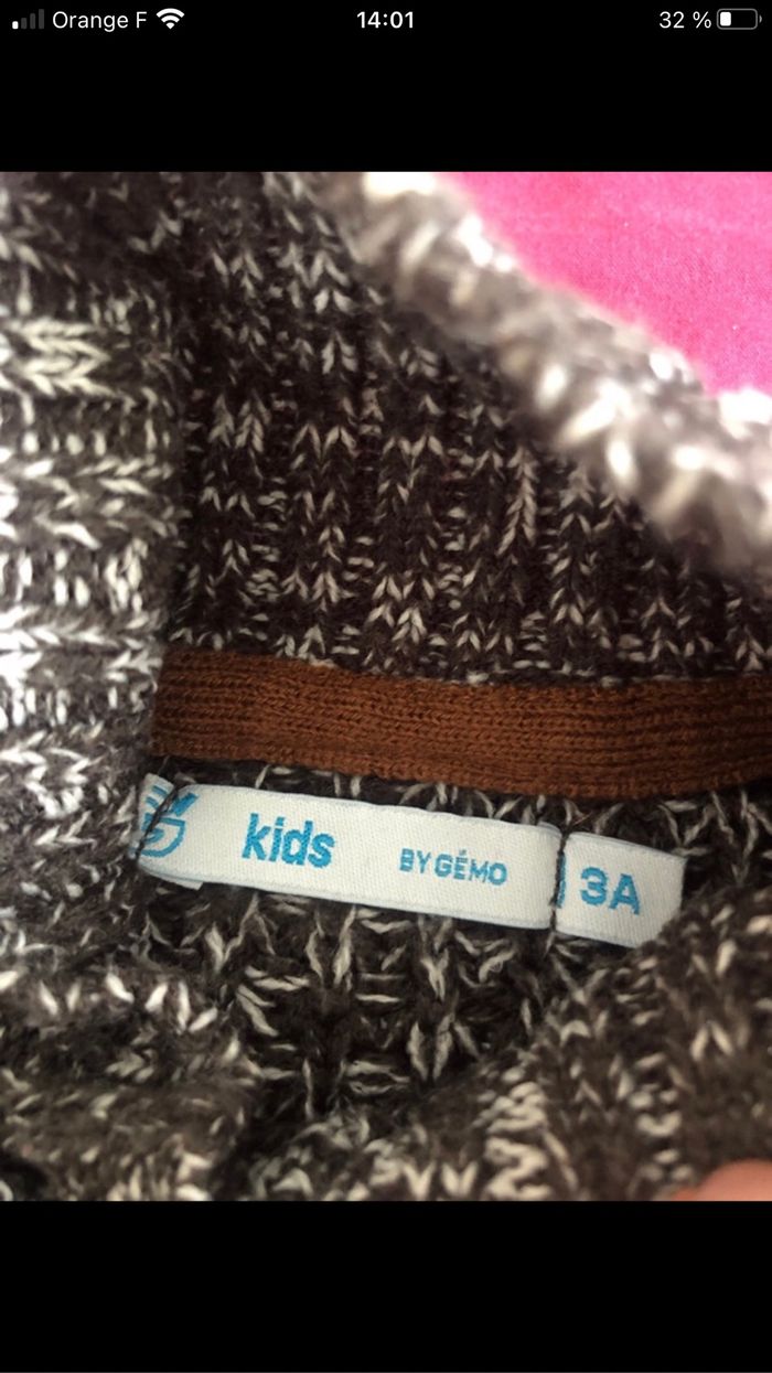 Pull gris gemo - photo numéro 3