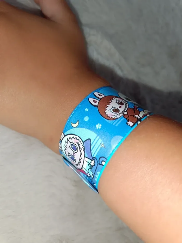 Bracelet à claquer-Enfant-LABUBU💙🩵 - photo numéro 2