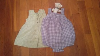 Lot 6M robe & barboteuse