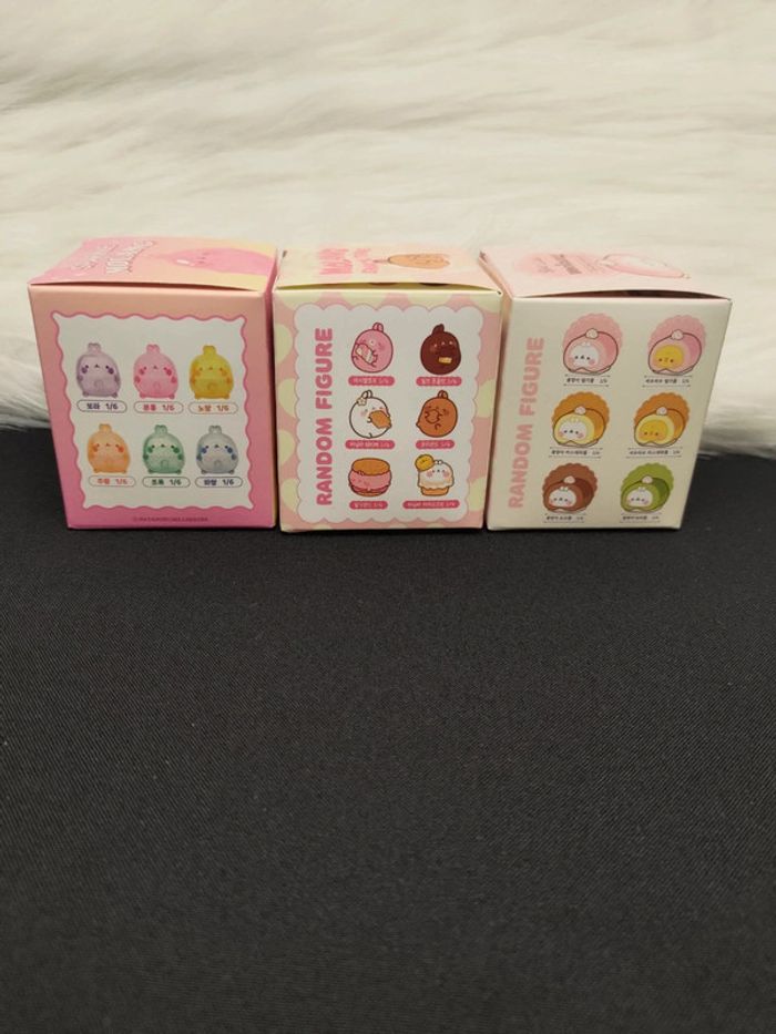 Lot de 3 boîtes surprises Molang "rose" - Éditions Sparkle, Snack Time & Roll Cake - photo numéro 5