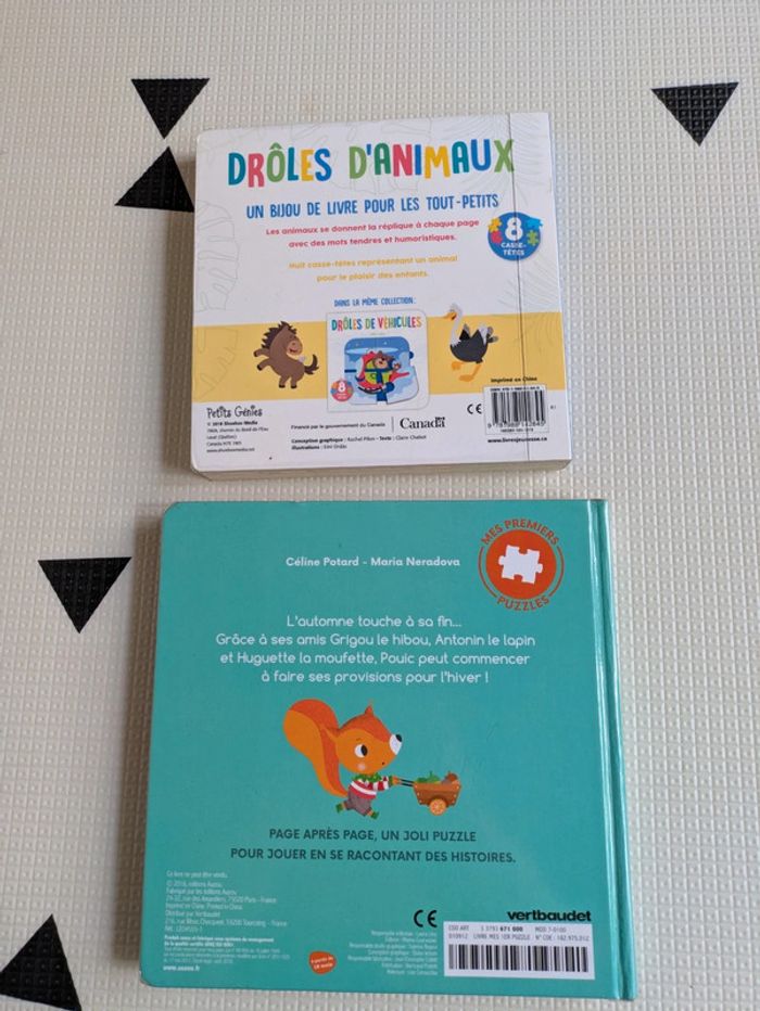 Lot de deux livres puzzles - photo numéro 2