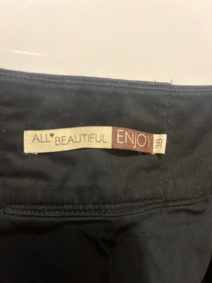Jupe noire All beautiful enjoy taille  38 - photo numéro 9