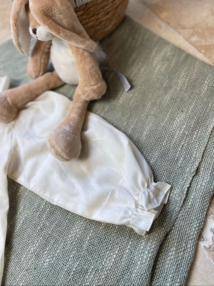 Ensemble fille 3 pièces – blazer à froufrous, chemise à volants et jean - photo numéro 7