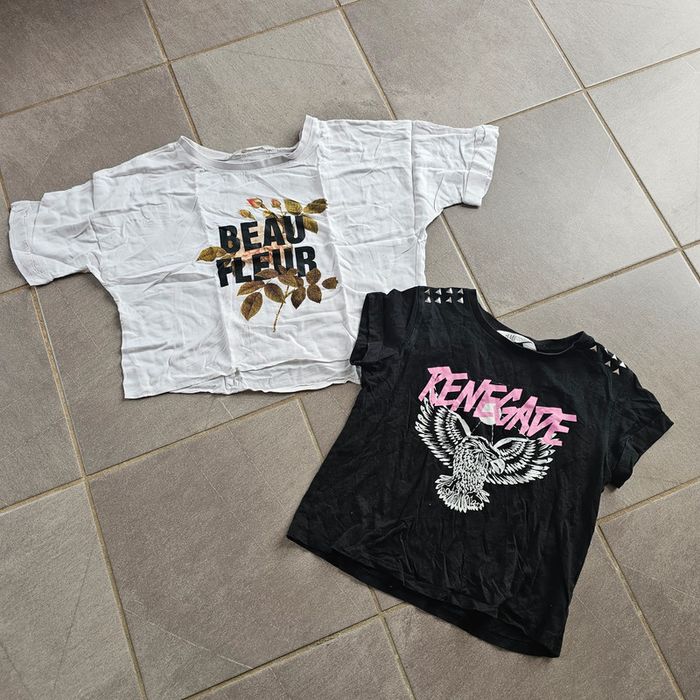 Lot 2 t-shirt 12 ans