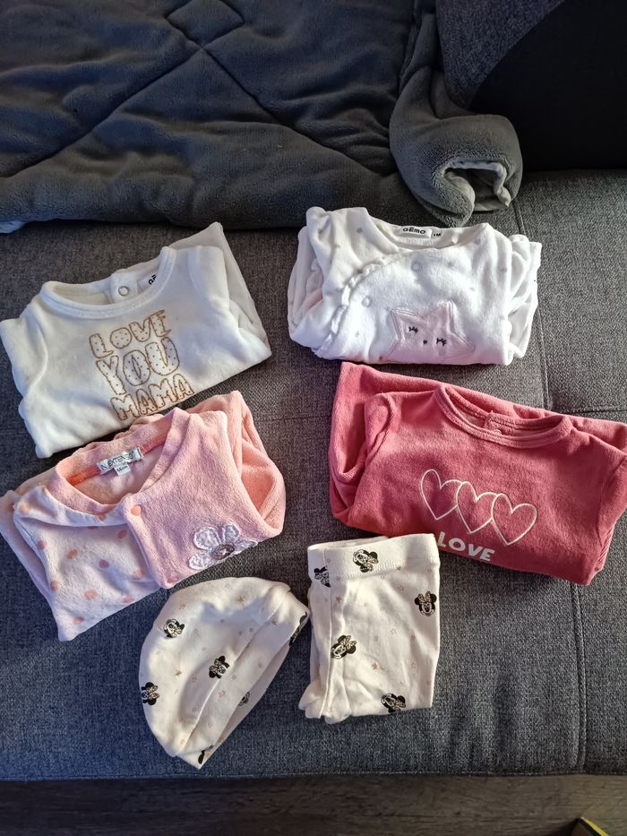 Lot de pyjama 1 mois
