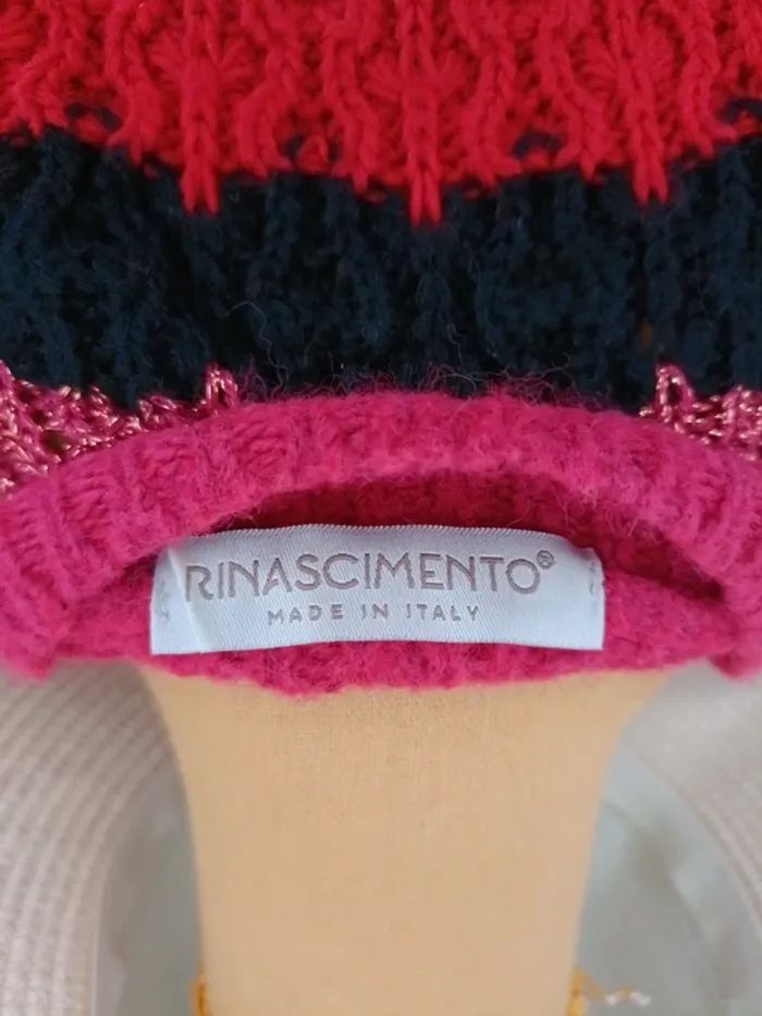 Pull rouge femme Rinascimento - photo numéro 4