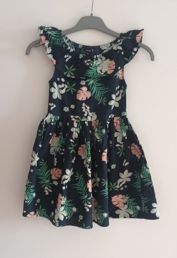 Robe motif tropical - Taille 8 ans