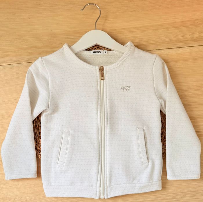 Gilet sweat zippé Gémo