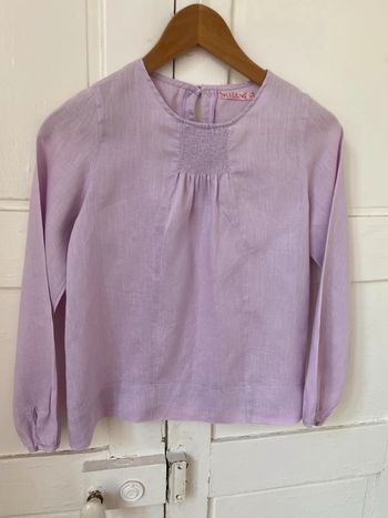 Blouse en lin CFK taille 12 ans