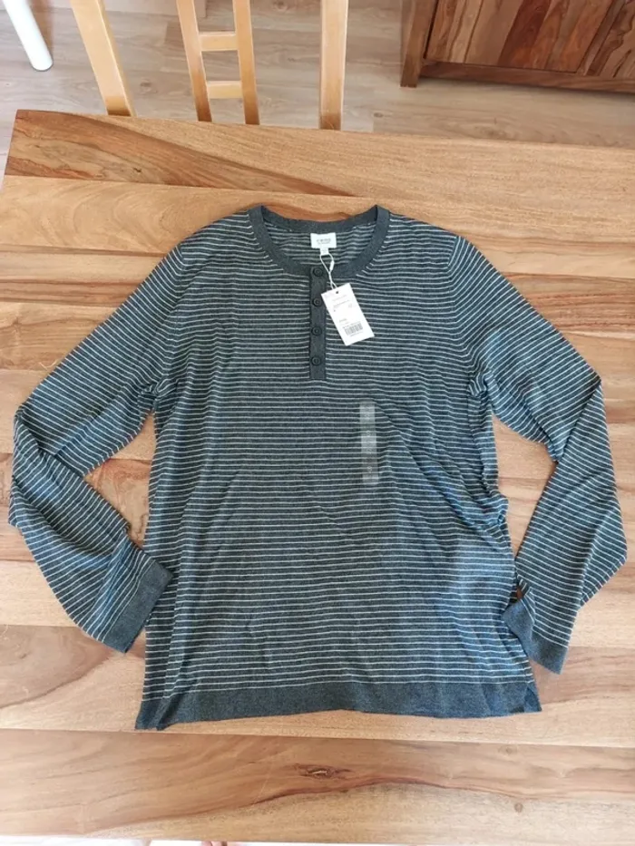 T-shirt col rond rayé Célio Homme taille S