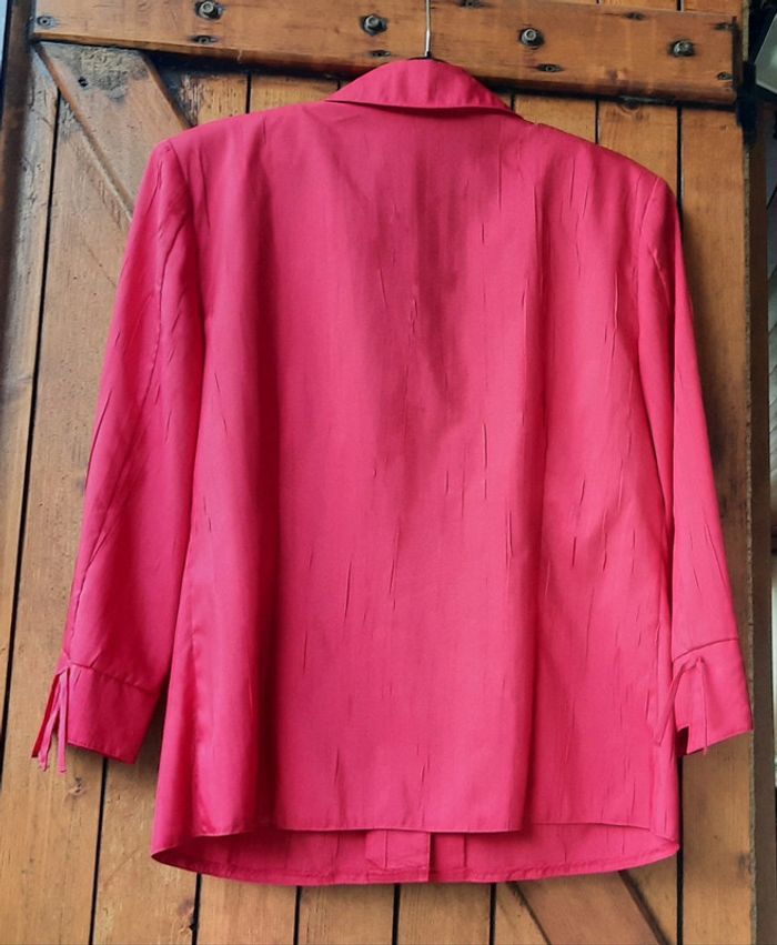 Blouse rouge Christine Laure, taille 38 - photo numéro 2