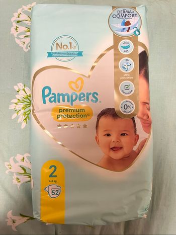 Couches Pampers  Premium protection - Taille 2