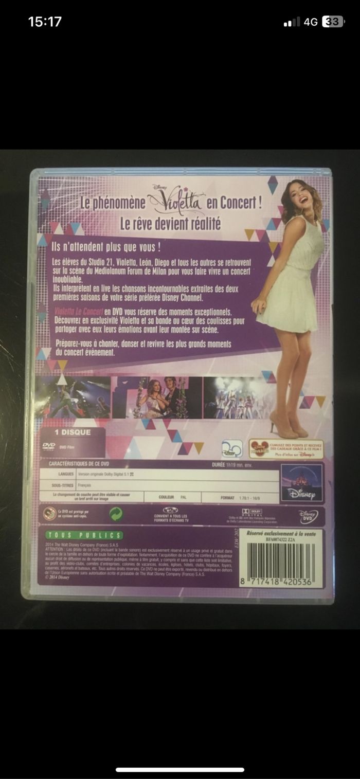 DVD Violetta, Le Concert - photo numéro 2