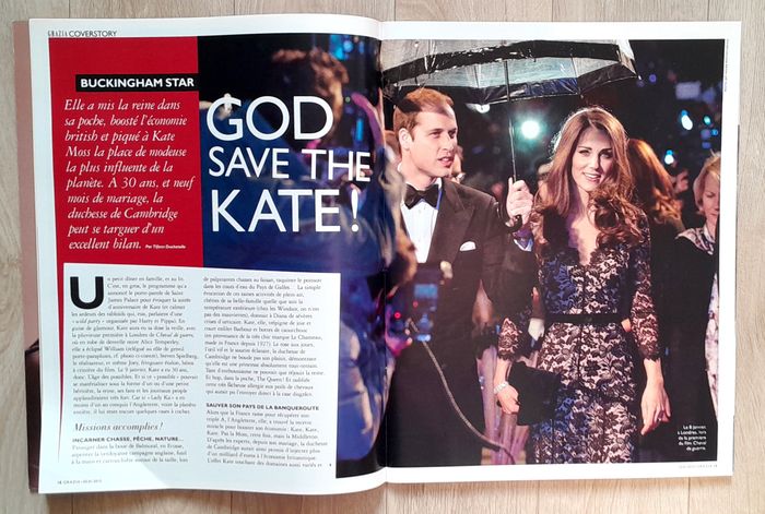 Magazine Grazia janvier 2012 spécial Kate Middleton - photo numéro 5