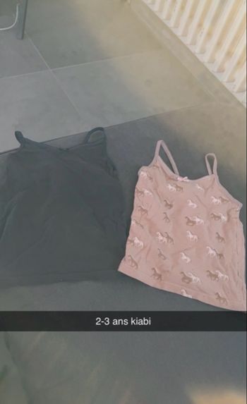 Lot de 2 débardeur fille