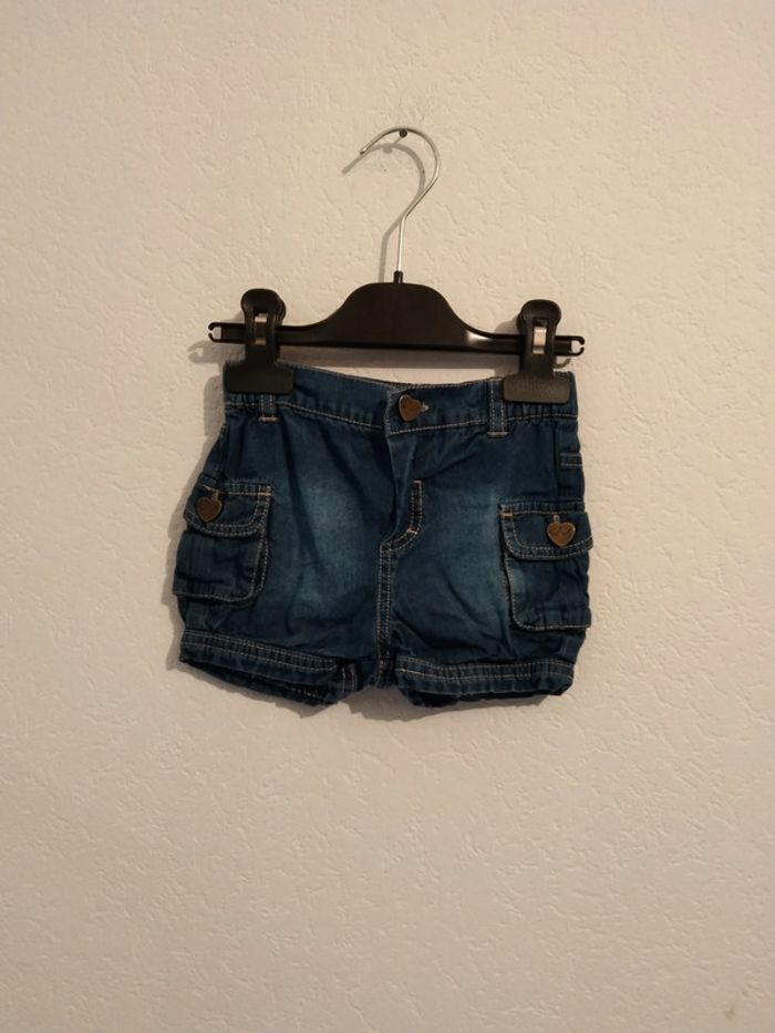 short en jean léger été grain de blé fille 18 mois