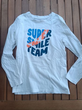 Tee shirt ML smile la halle
