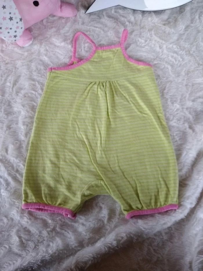 Combinaison été Fille 6 mois Orchestra Oiseau 100% coton - photo numéro 8