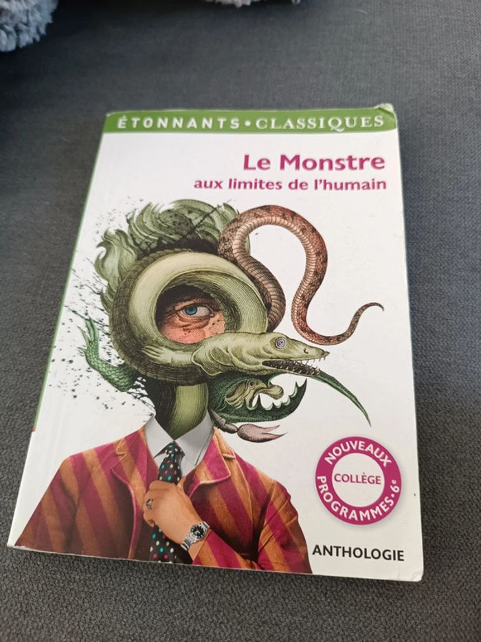 Livre le monstre aux limites de l'humain