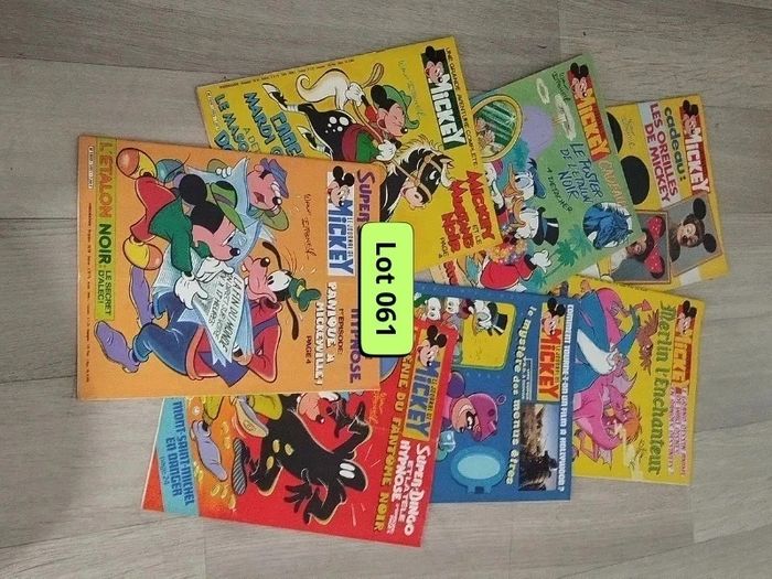 Lot Vintage 7 magazines Journal de Mickey année 1984 L061  7596144847